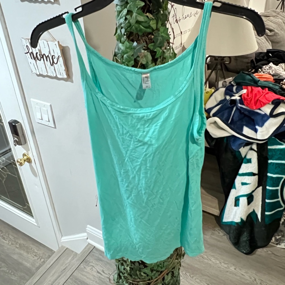 Women’s Simlu Medium Blue Green Tank Top